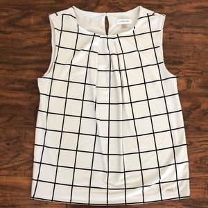 Calvin Klein sleeveless blouse